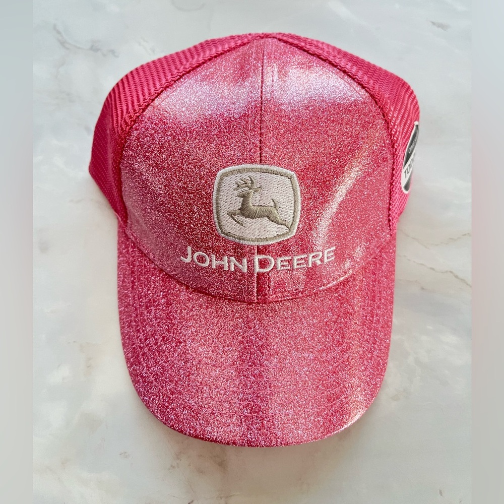John Deere Sparkling Pink Toddler Cap - Picture 5 of 7